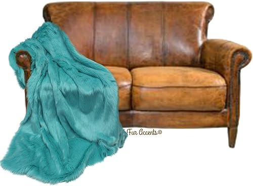 Miniatura 4 de Felpa de piel sintética  Manta  Piel moderna  Colcha blanca rota tamaño King  Peludo  Peludo  Fur Accents (King, blanco hueso)