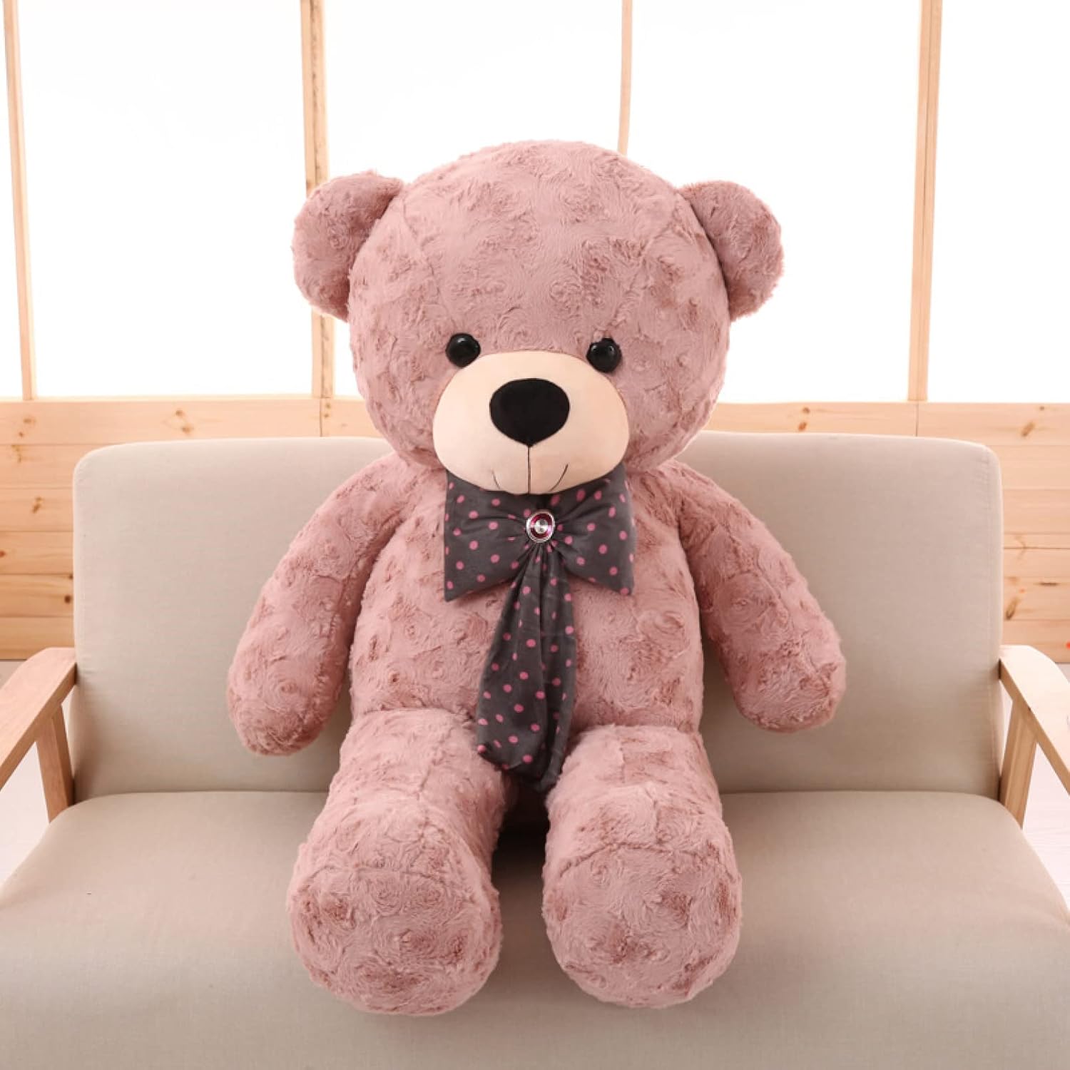ぬいぐるみ 特大熊 75cm くま ピンク テディベア 大きいくま抱き枕 お昼寝枕 背当て 可愛い 動物 ふわふわクッション お誕生日プレゼント くまのぬいぐるみ クマ抱き枕 熊縫い包み インテリア置物 T ポイント5倍