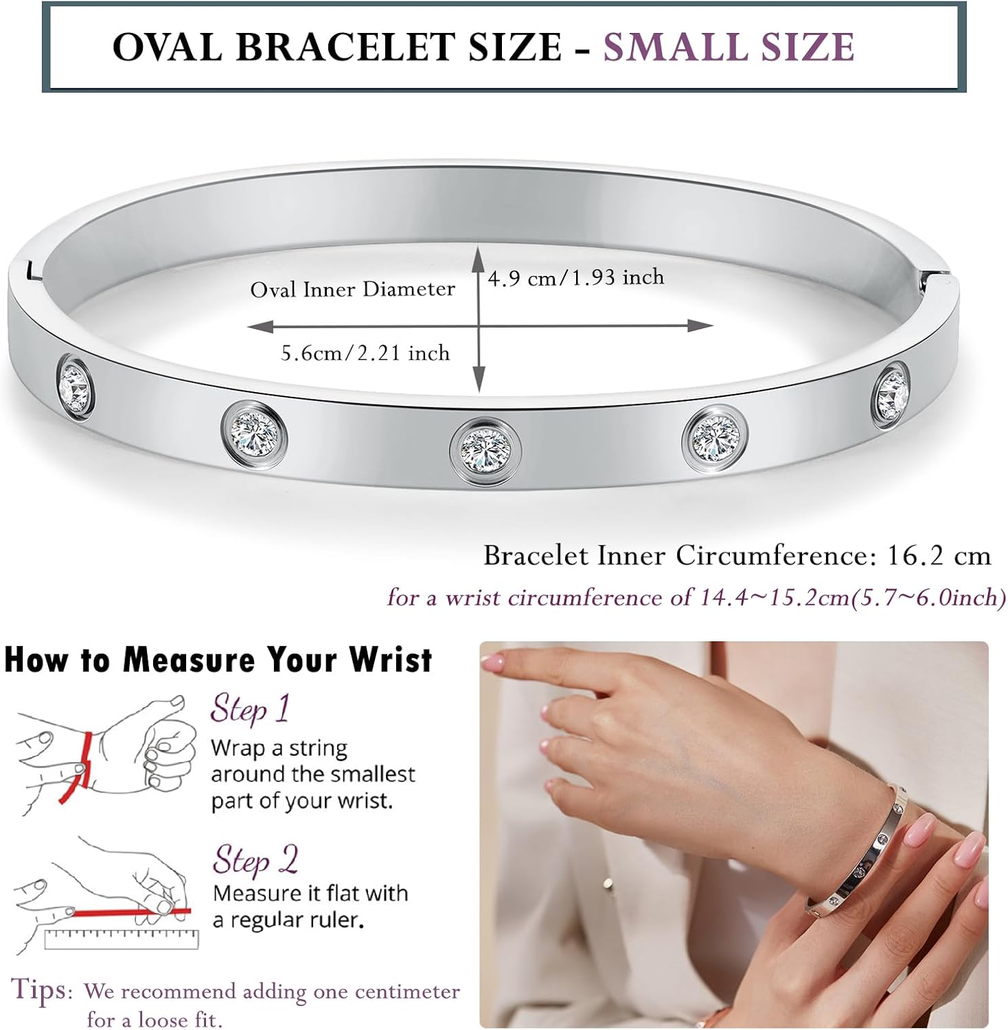 18K Gold-plated Bracelets for Women Friendship Love Bangle Bracelets Stainless Steel Bracelet Jewelry Birthday Gifts for Women Stocking Stuffers - Image 3