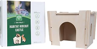 Habitat Hideout Castle, Medium, Rabbit & Guinea Pig | Cozy Chewable Hideout, Natural Enrichment, For Bunnies, Chinchillas, Guinea Pigs & Other Small Animals