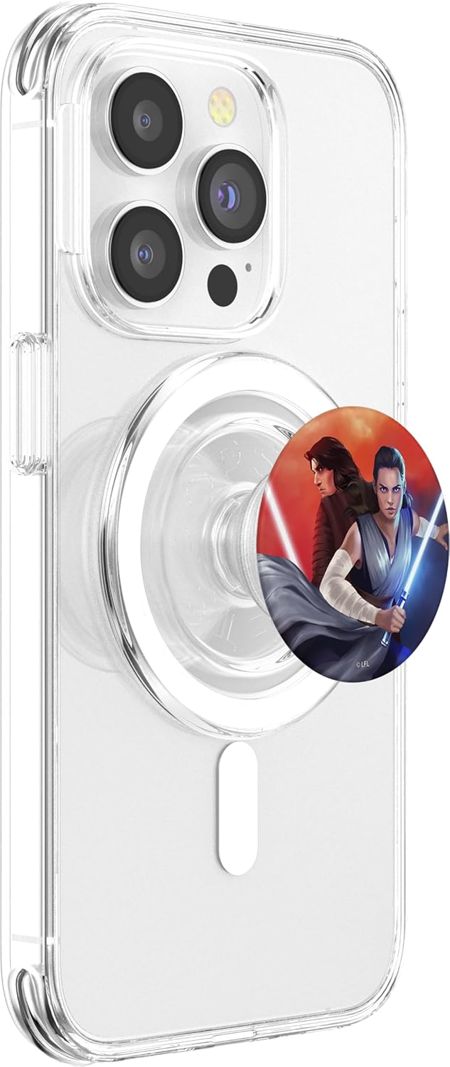 Star Wars: The Last Jedi Exclusive Rey & Kylo Portrait PopSockets MagSafe PopGrip for iPhone
