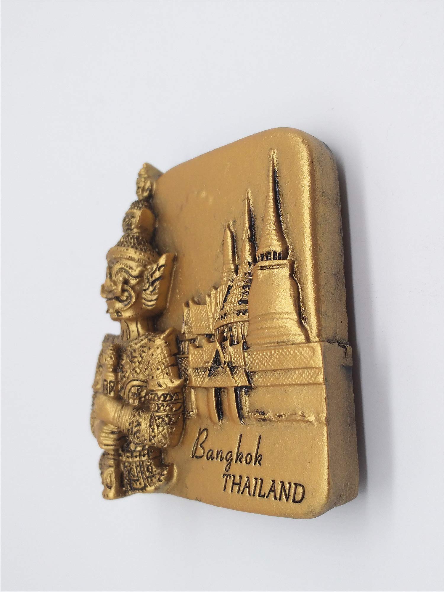 Aimant Frigo Bangkok Thaïlande - Photo Couleur Sur PVC Rigide - Souvenir De Voyage Décoratif 7,8 X 5,2 Cm