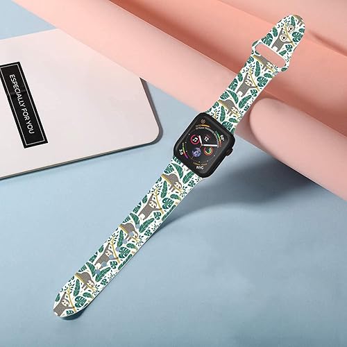 Miniatura 4 de Correa de reloj compatible con Apple Watch de 1.496 pulgadas, 1.575 pulgadas, 1.614 pulgadas, 1.654 pulgadas, 1.732 pulgadas, 1.772 pulgadas, para