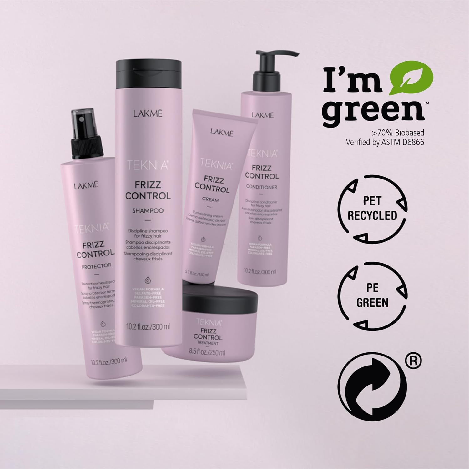 LAKMÉ Teknia Frizz Control Shampoo, Anti Frizz Shampoo for Frizzy or Curly Hair - Image 4