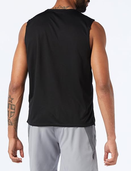 MEETYOO Debardeur Homme, Manches Maillot Running Tee Shirt pour Sports Jogging Musculation Vest - 4
