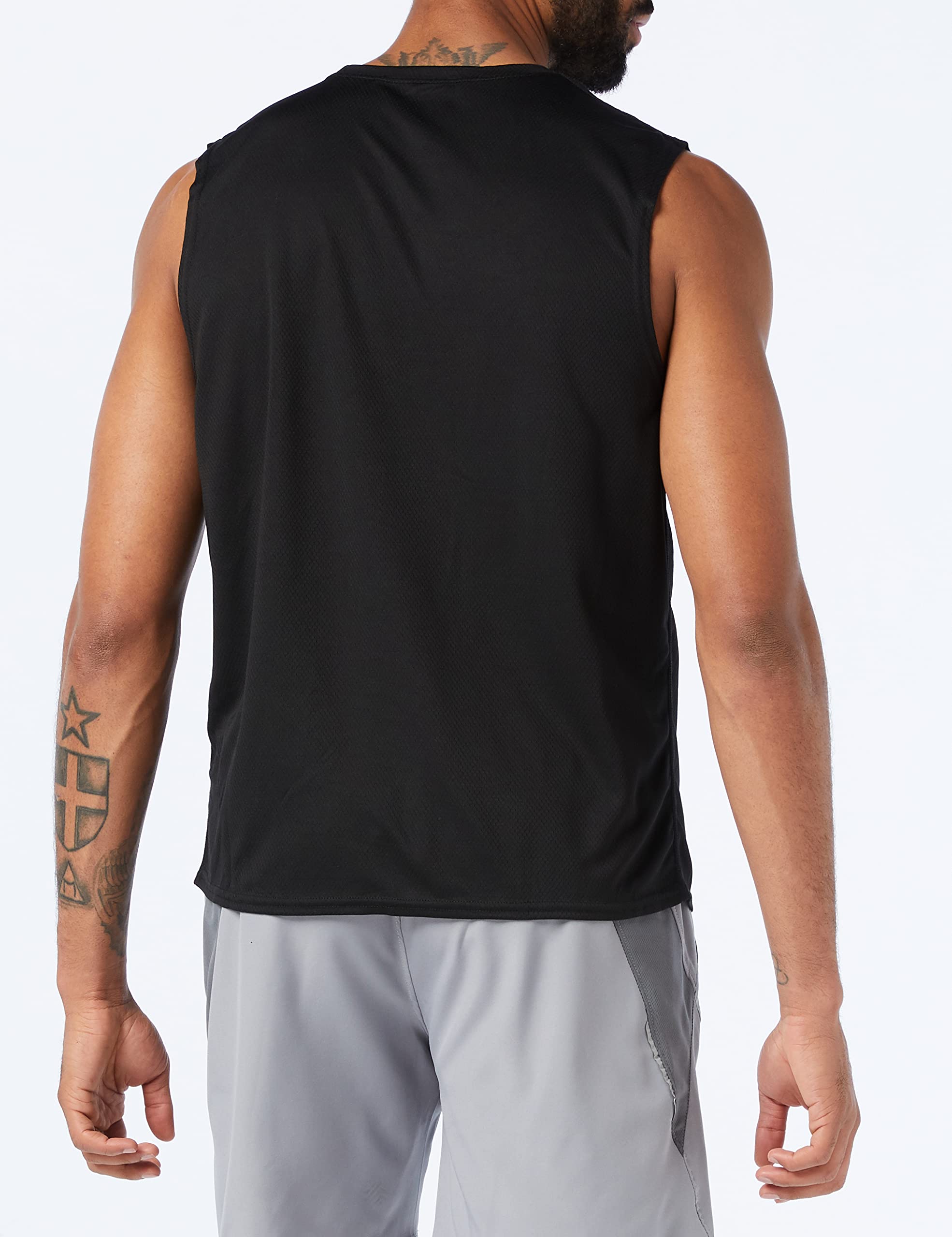 MEETYOO Debardeur Homme, Manches Maillot Running Tee Shirt pour Sports Jogging Musculation Vest - 4