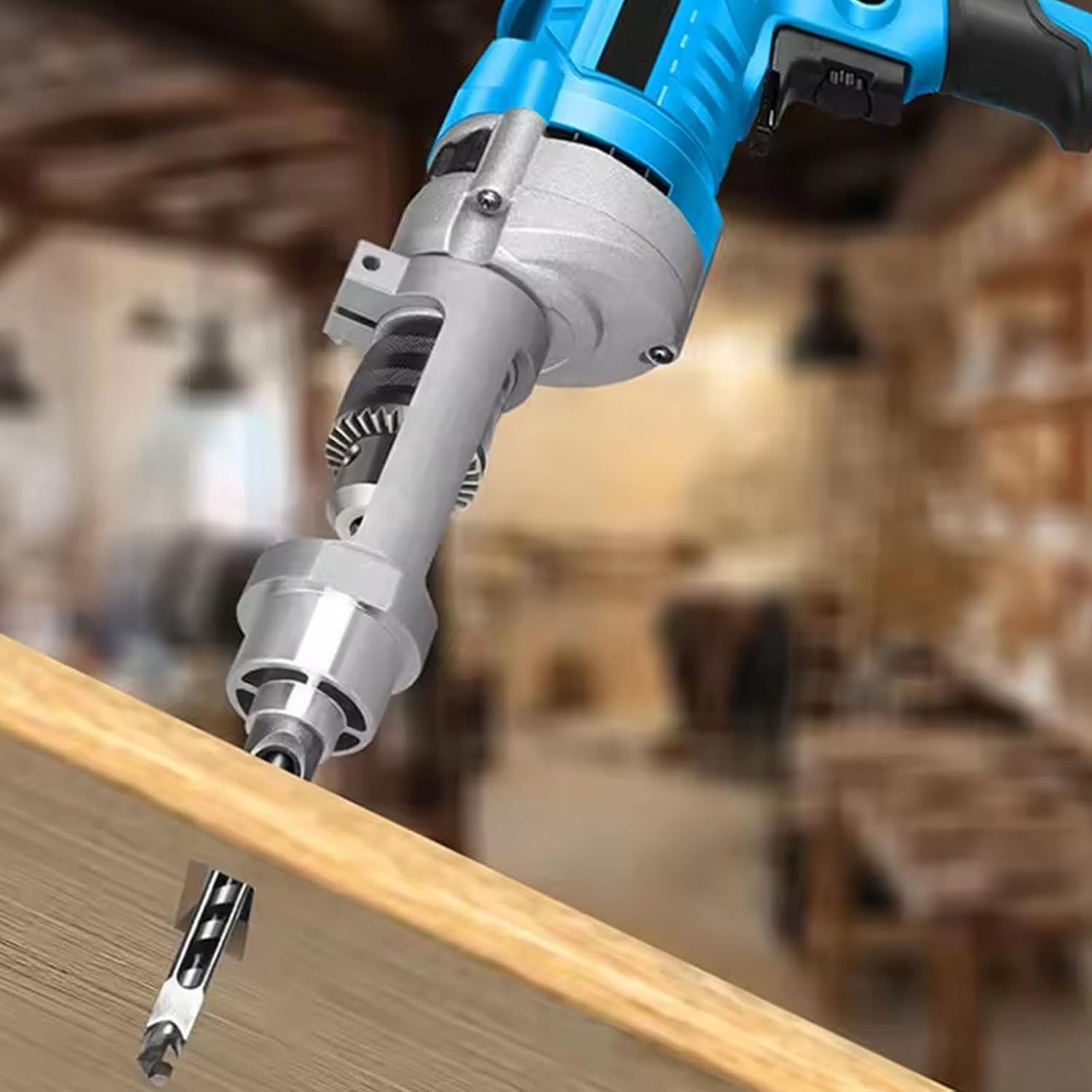 Quick Releases Boring Jig Attachment Sturdy Wood Drill Fixtures for Woodworking Tool Ensures Accurate Hole Drilling Woodworking Drill Accessories