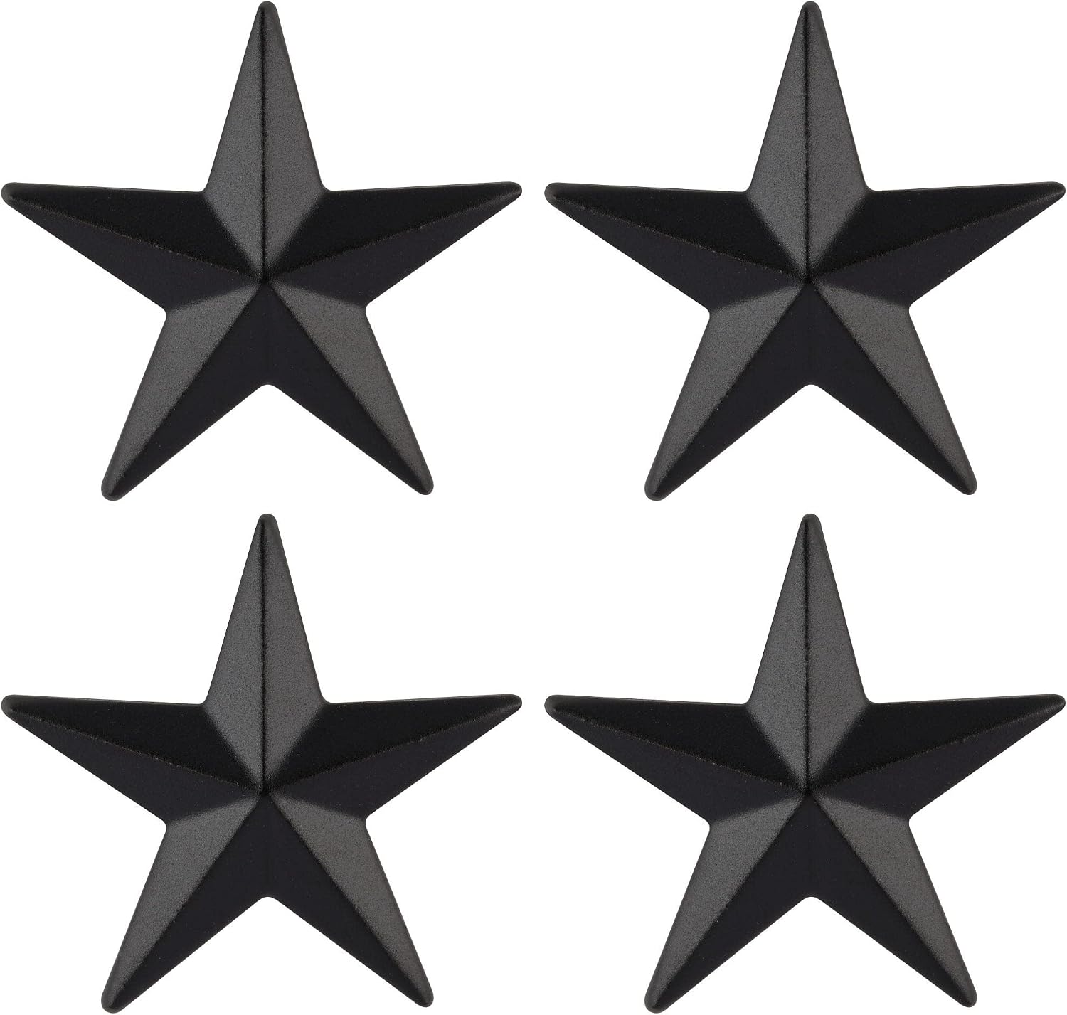 U.S. Army Major General Rank Subdued Black Metal Rank Pair