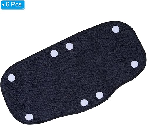 Miniatura 10 de PATIKIL Gorro duro de algodón con banda para el sudor, forro para casco de botón a presión, almohadillas reutilizables para casco de seguridad