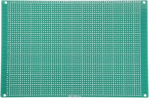 Miniatura 6 de YOKIVE 10 placas de circuito impresas universales de una sola cara, tablero estañado FR-4, bueno para proyectos electrónicos de soldadura de