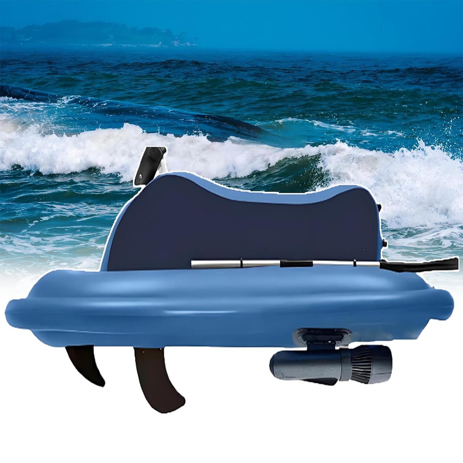 DUXMM Electric Inflatable Raft with Brushless Motor and Underwater Scooter 500W-10000mAh