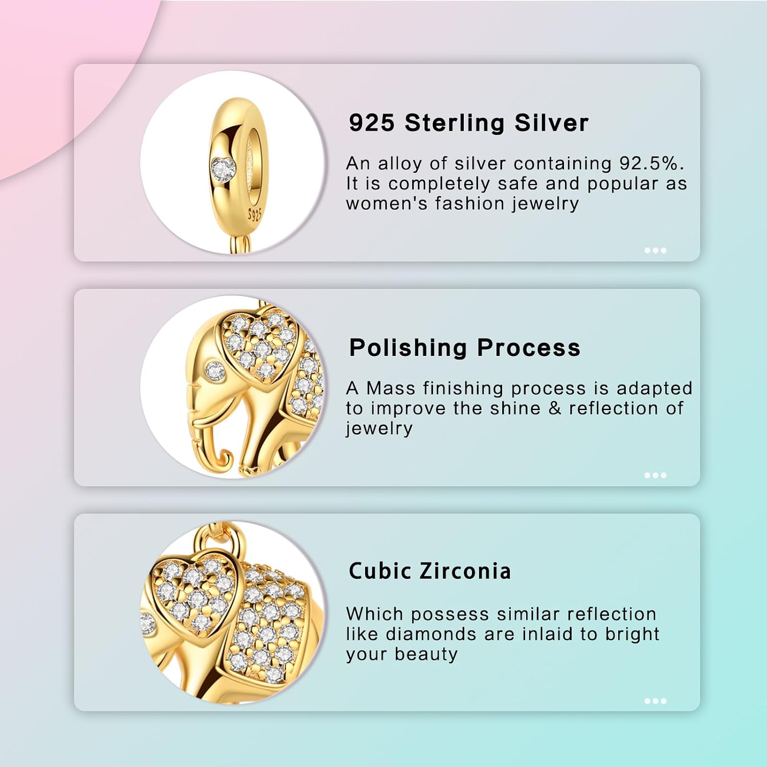 LUXILLA Prayer Cross Elephant Airplane Suitcase Charm 925 Sterling Silver Charms fits for Bracelets Necklace Pendant Bead Charms Jewelry Gift for Women Family image 5