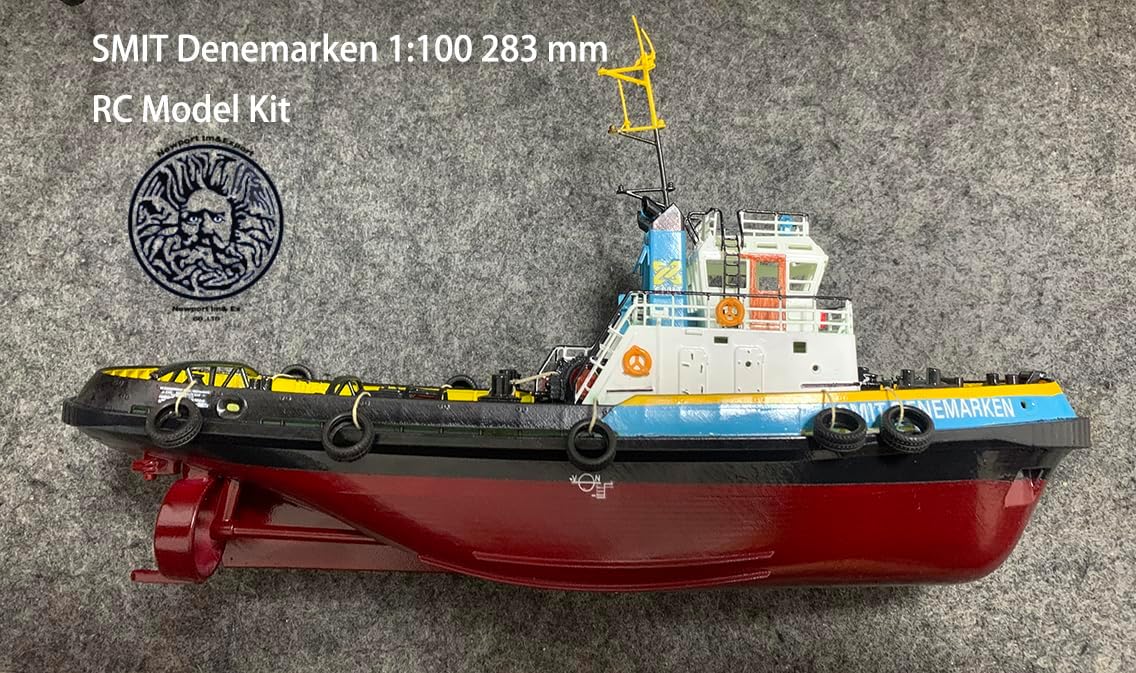 Valman Smit Denemarken TUG Scale 1:100 283mm RC Model Ship Kit