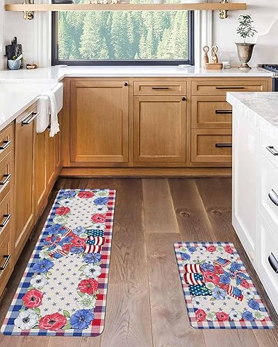 Vista 623 de Tapete de Feliz Navidad, tapete antideslizante para puerta delantera, baño, cocina, dormitorio, patio, entrada, 16 x 24 pulgadas, rojo, negro y verde