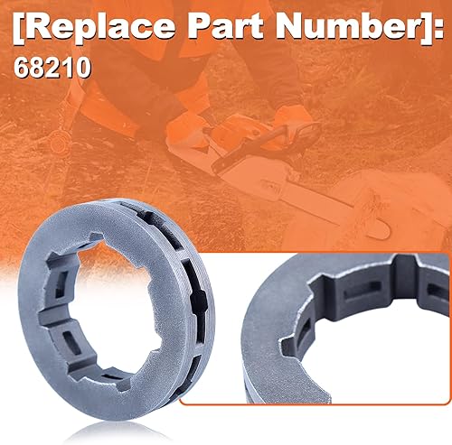 Miniatura 3 de 10 Uds 0.866 in 3/8 "7T Sprocket Rim STD para Stihl 066 064 046 MS 660 650 661 460 461, 10 x Llanta de piñón