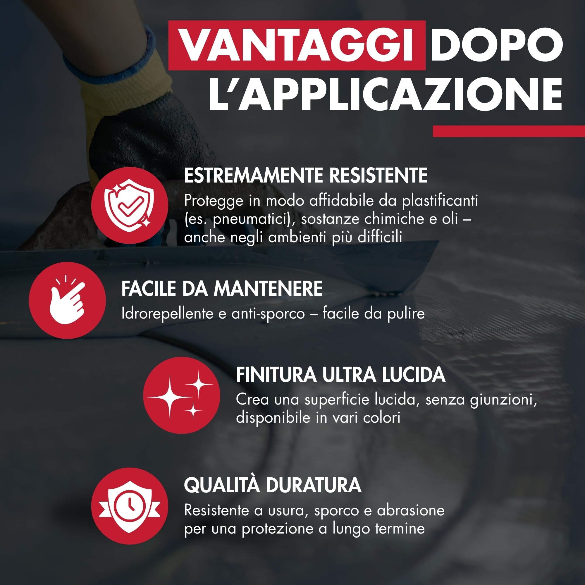 MANADETEC Resina epossidica 2k per rivestimento di pavimenti 5kg I Grigio ardesia RAL 7015 I Senza solventi, ecologico, inodore I Rivestimento per pavimenti di garage e cantine I Antiurto