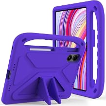Xiaomi Redmi Pad 2 Pro 12.1 inch 2025 Case, for Kids, with Stand Function, Handle, Easy to Hold, Cute, Ultra Lightweight, EVA Material, Feel, Handle, Easy to Install, Shock Resistant, Durable Purple