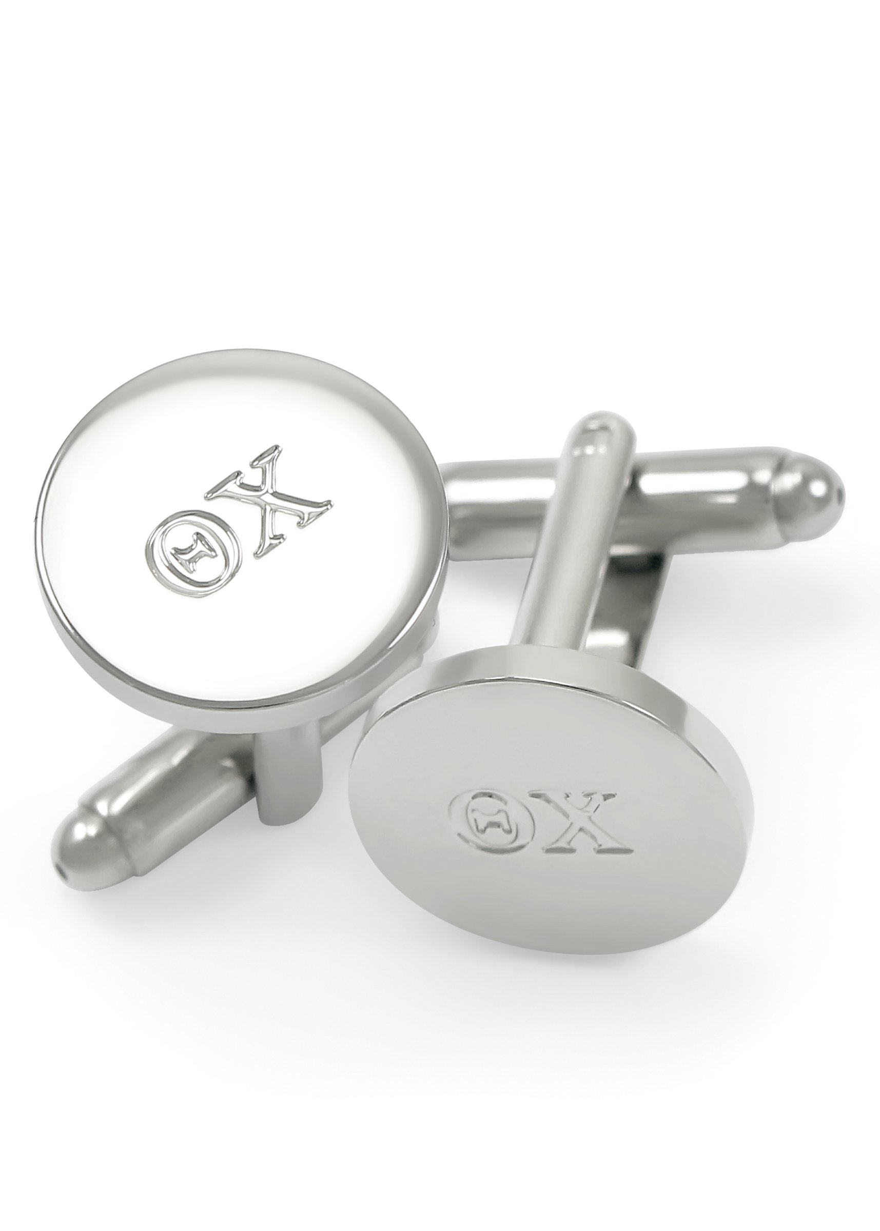 Theta Chi Fraternity Circular Cuff Links/Professional Dresswear Accessories-image-21