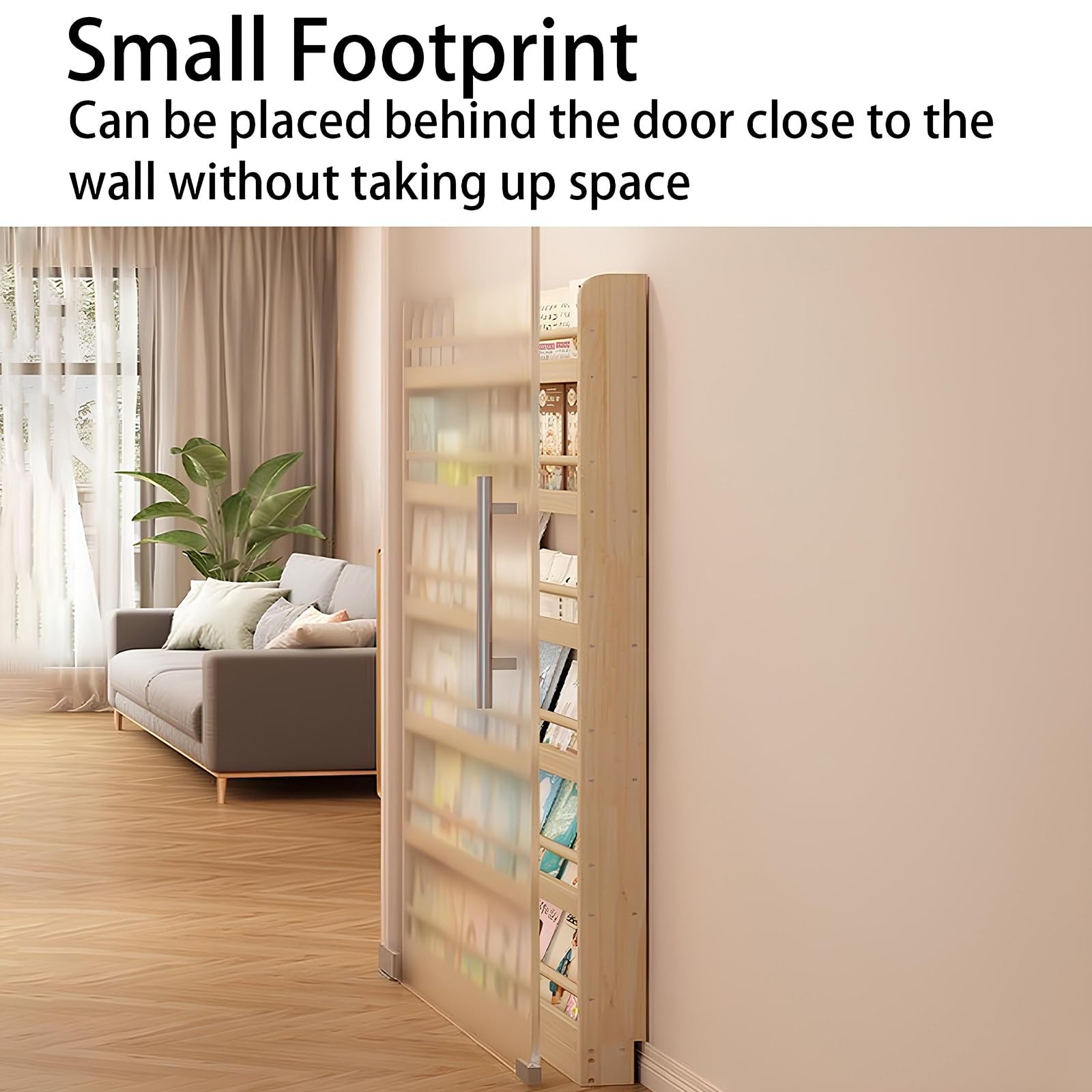 Generico Libreria Sottile per Camera da Letto e Soggiorno - Organizer per libreria Dietro la Porta