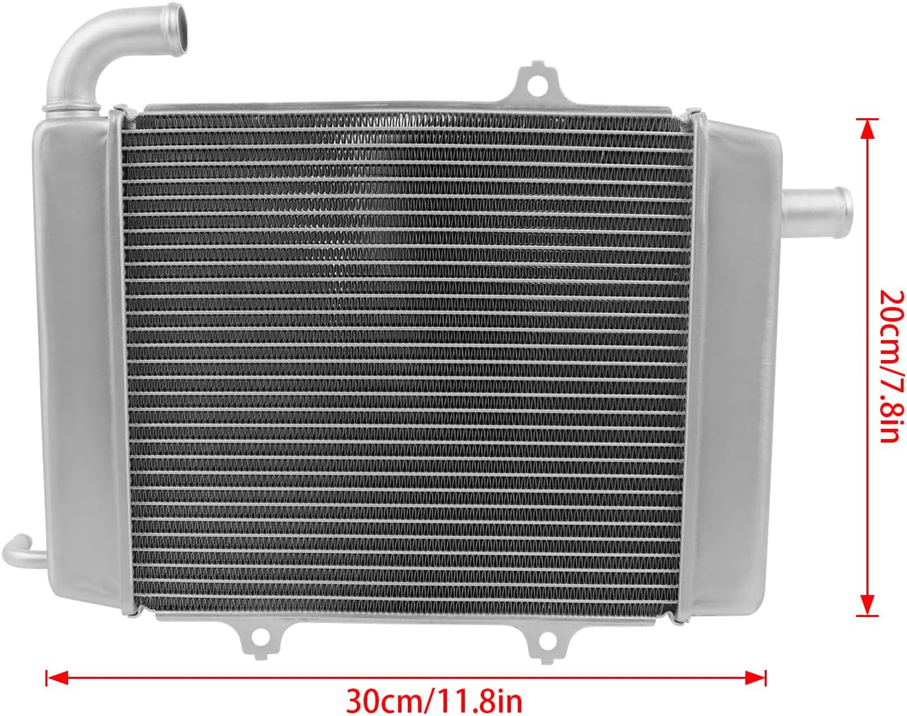 Aluminum Cooling Radiator Replacement for Honda GL1800 Goldwing 1800 2018-2025 Engine Radiator Cooler (Left)