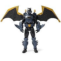 DC Comics, Action Figure Batman Adventures Night Sky, Alto 30 cm con Ali Espandibili, 17 Punti di Articolazione, 7 Accessori e Lancia Proiettili. Giocattoli per Bambini e Bambine, 3+ anni