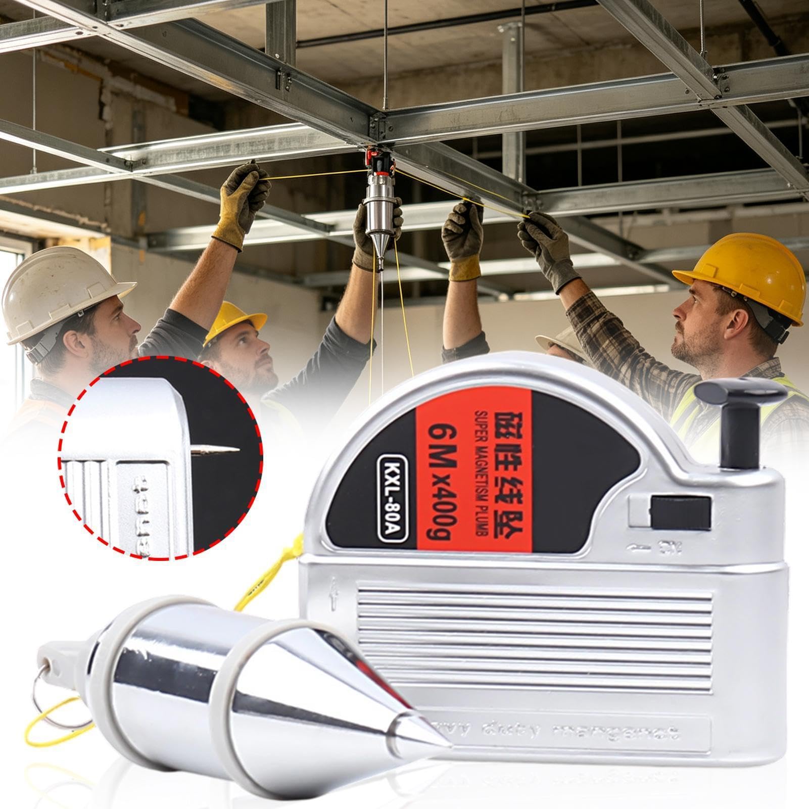 Plumb Setter magnetico – Strumento di livellamento a stabilizzazione rapida