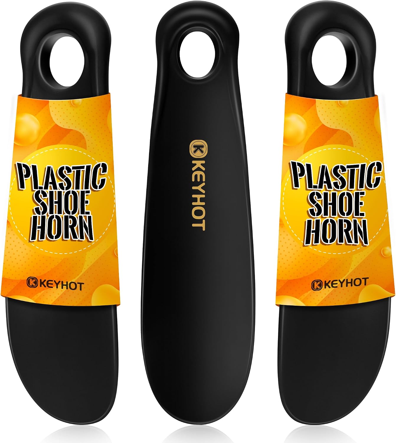 Plastic Shoe Horn 7.3 Inch, Travel Size Shoe Horn for Kids Women Men Seniors
