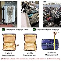 Housse De Protection Lavable Pour Valise, Motif Marguerite, Anti-rayures, Taille M Pour Bagages De 55,9 à 61 Cm, Daisy Floral 3, S Fit 18-21 Inch Luggage