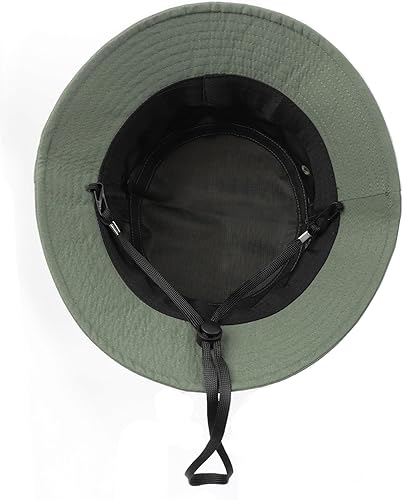 Miniatura 3 de Sombrero de pescador de secado rápido XXL de gran tamaño, repelente al agua, sombrero de viaje ligero de verano con correa de barbilla desmontable