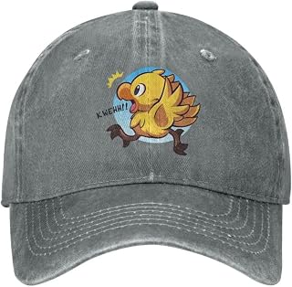 Gorra béisbol Clásico algodón Chocobo Pájaro Amarillo Aventura Gorra béisbol Mujeres Hombres Personalizado Ajustable Adulto Juego de Ciencia Papá Sombrero Verano