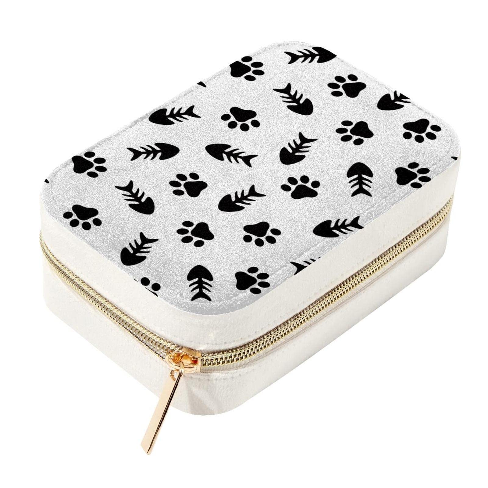 Boîte à bijoux portable en velours pour ne plus perdre vos bagues