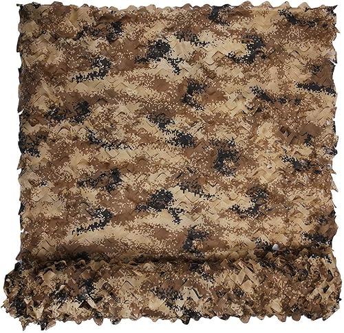 HYOUT Red de camuflaje Red de camuflaje rollo a granel persianas de caza para sombrilla, camping, tiro, decoración de fiesta temática