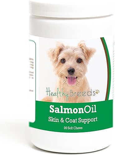 Miniatura 387 de Healthy Breeds Golden Retriever - Aceite de salmón masticable suave, 90