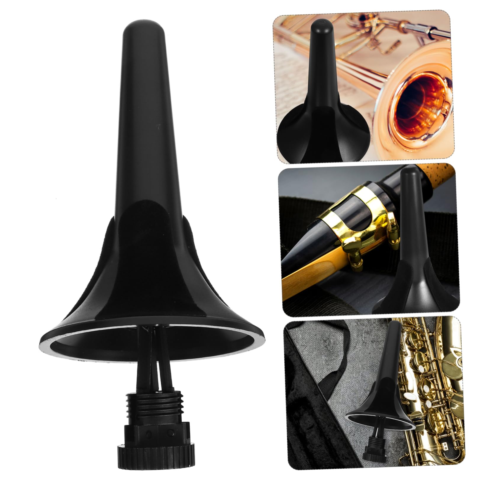 Hemoton 2pcs Foldable Trumpet Tripod Stand Metal Leg Stand for Musical Instruments with Detachable Legs and Pads