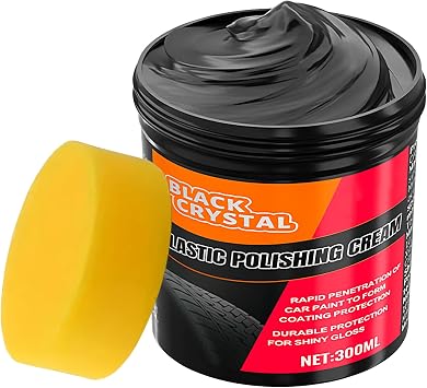 300g Automotive Detailing Supplies Cleaner Paste | Automotive Trim Restorer,Portable Scratch Repair Wax,Durable Scratch Fix for Wheels, Mirrors, Leather, Headlight Restoration, Protective Coating