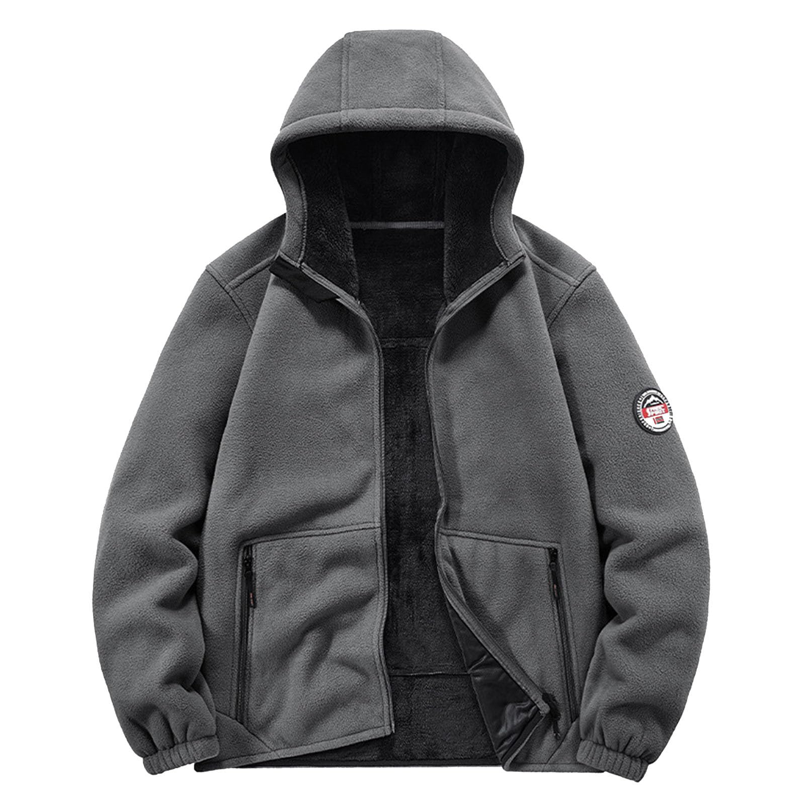 Men's Winter Jacket Lightweight Warm Winter Padded Coats Comfortable Leisure Jacket Fleece Lined Coat Stylish Golf Coat