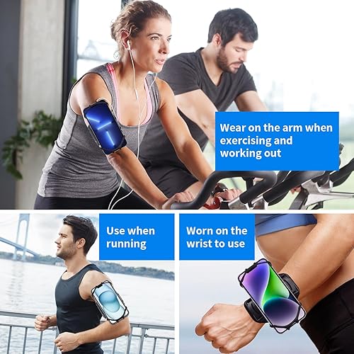 Miniatura 5 de Soporte para teléfono de muñeca, rotación de 360 adecuado para iPhone 1615141312ProPro Max, para teléfonos inteligentes de 4.7 a 6.5 pulgadas, banda