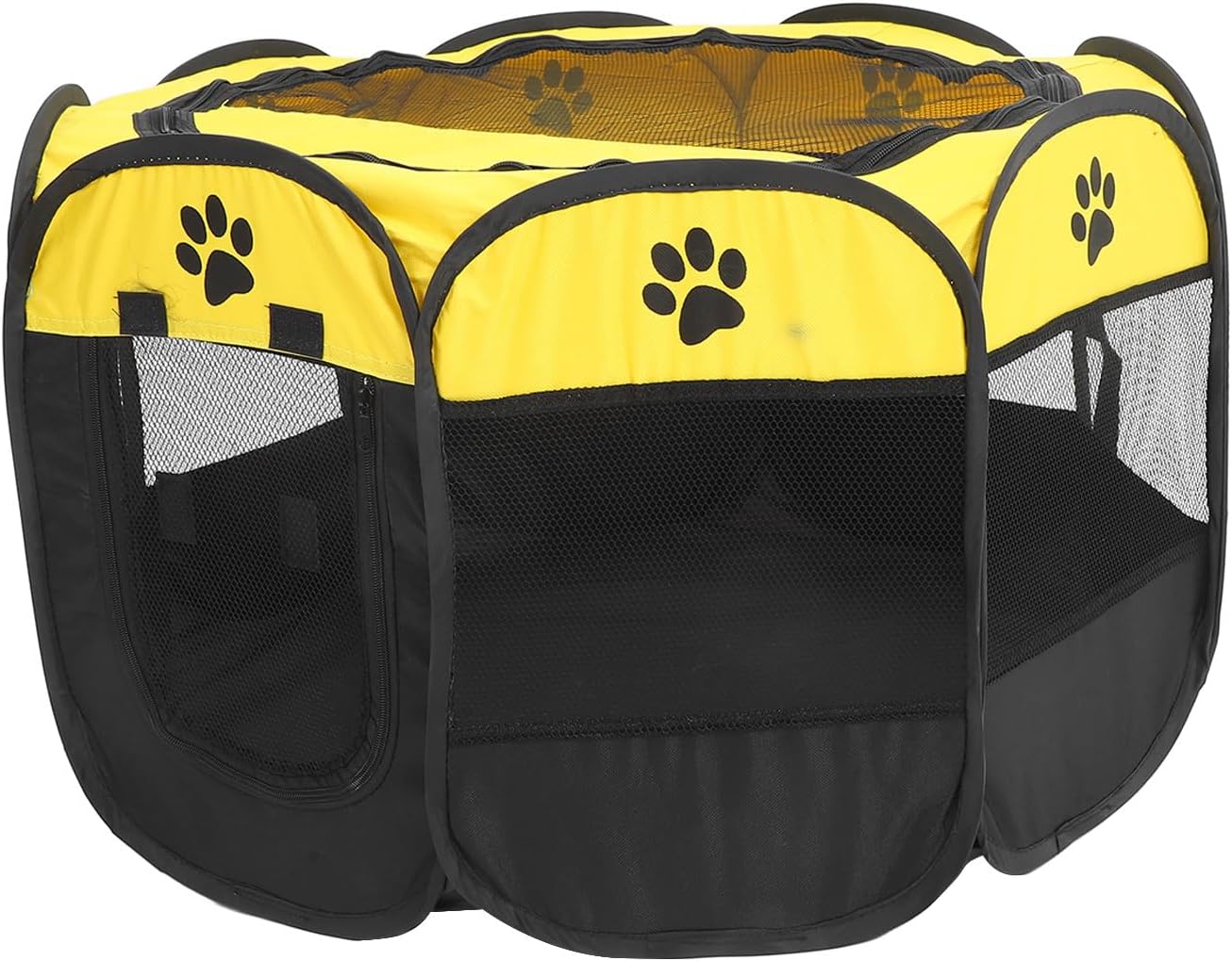 HANABASS Extra Large Octagon Pet Playpen Tent with Oxford Fabric and Fine Mesh Portable Foldable Dog and Cat Cage for Indoor and Outdoor Use Travel Pet Pen