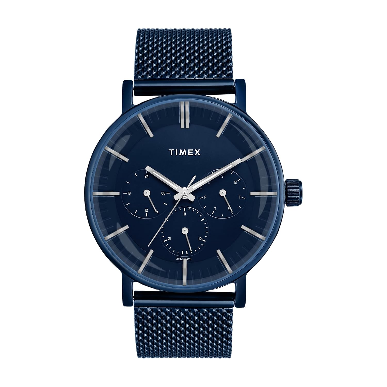 TIMEX Store पर जाएं TIMEX पुरुषों के लिए एनालॉग वॉच मल्टीकलर वाटर - Image 1