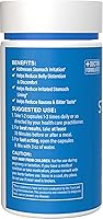 Vista 3 de Suplemento para aliviar el estómago con cúrcuma, neutraliza el ácido estomacal, ayuda a la digestión, alivia la acidez estomacal - Alivio óptimo