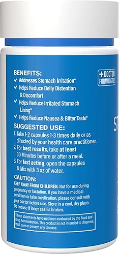 Miniatura 3 de Suplemento para aliviar el estómago con cúrcuma, neutraliza el ácido estomacal, ayuda a la digestión, alivia la acidez estomacal - Alivio óptimo del