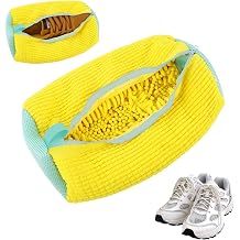 Pack of 2 Shoes Wash Bags Shoe Wash Bag Washing Machine Thick Shoe Wash Bag Increased Friction Inside with Zip Reusable Sneaker Wash Bag