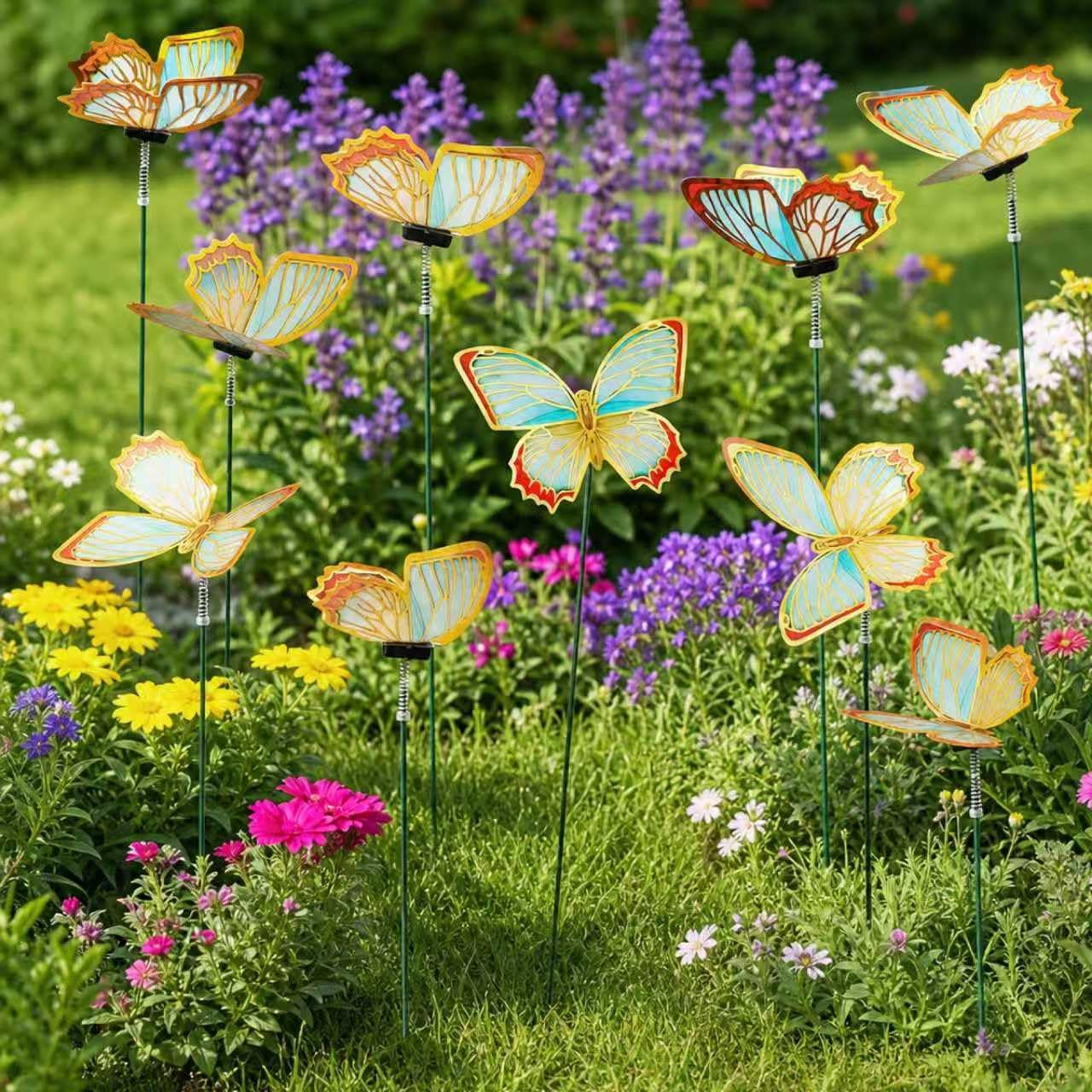 12PCS Butterfly Garden Decorations
