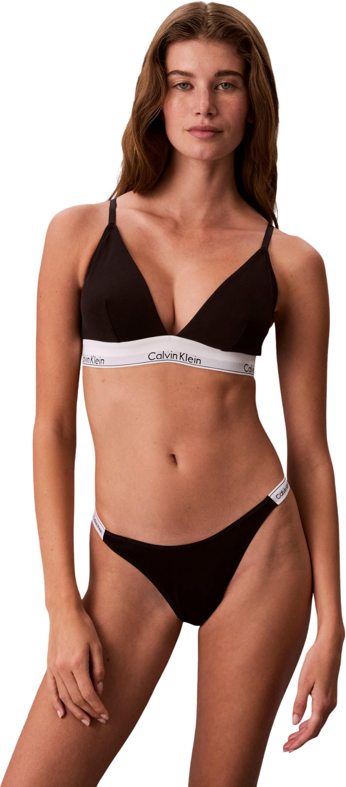 Calvin Klein Donna Perizomi Confezione da 3 Dipped Thong con Fascia con Logo, Multicolore (Black/Classic White/Animal Mirror), L