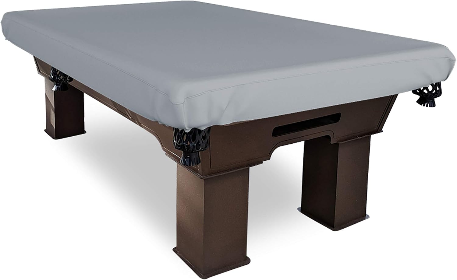 Covers & All Pool Table Cover, Made of 18 Oz Cover Tuff, Waterproof, Ideal for Extreme Weather (96" W x 48" D x 8" H, Grey)