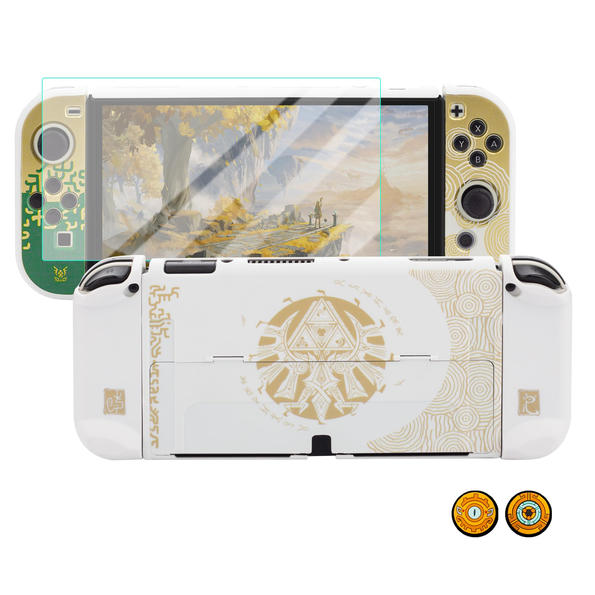 Amazon.com: HYPERCASE White of Zelda Switch OLED Dockable