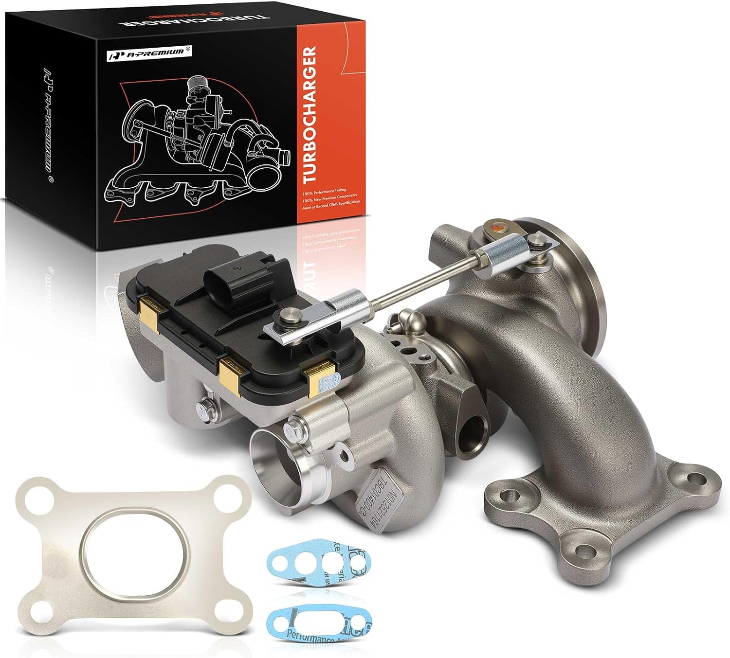 A-Premium TD025L4BR Complete Turbocharger Turbo Kit Compatible with Audi & Volkswagen Models - A3 2014-2019, Q3, Golf, Passat