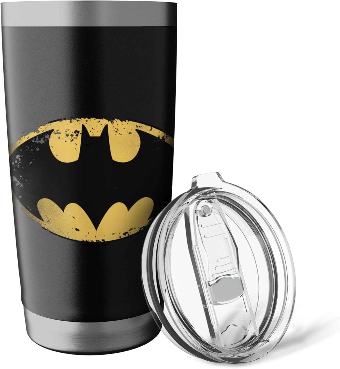 Batman Distressed Shield Stainless Steel Insulated Tumbler - Image 5