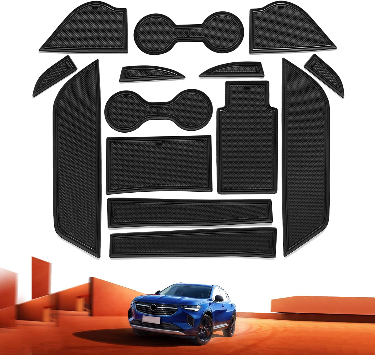 smabee Center Console Liner Compatible with Buick Envision