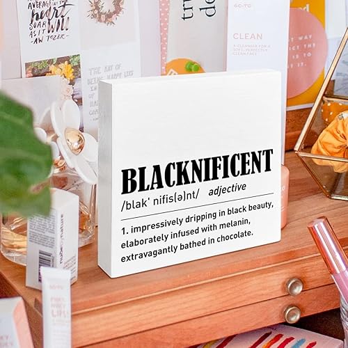 Miniatura 9 de Decoración de escritorio de arte para mujeres negras, decoración afroamericana para oficina en casa, sala de estar, dormitorio, decoración de